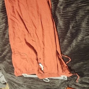 Old navy linen pants xl rust